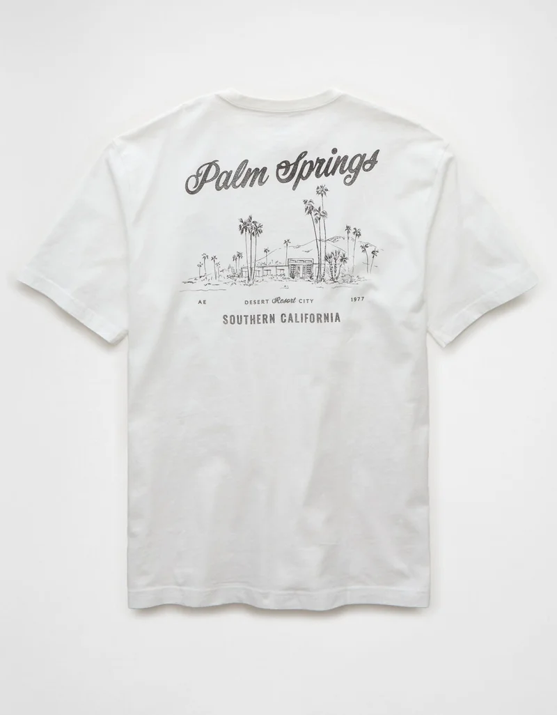 American Eagle  AE Logo Graphic T-Shirt for Men | Best Price UAE